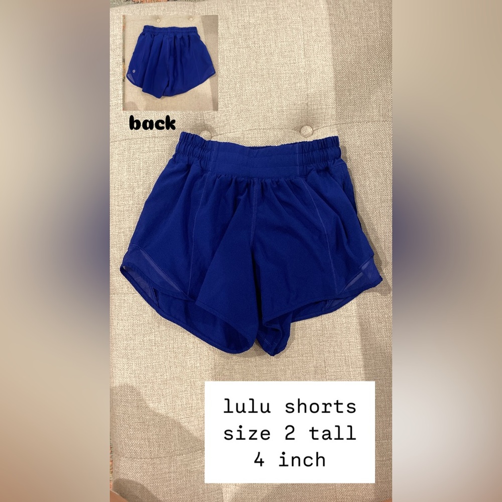 Lululemon Athletica Blue Athletic Shorts